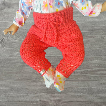 Coral Baby Pants