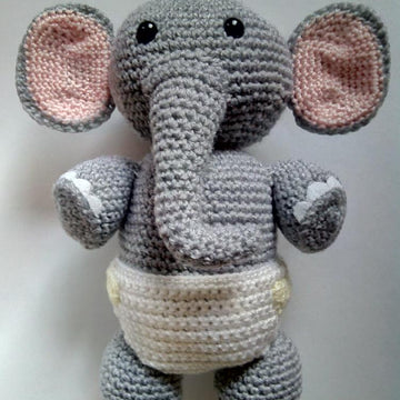 Crochet Baby Elephant
