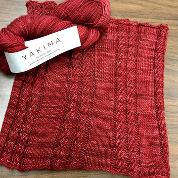 Spiral Rib Cowl in Plymouth Yarn Yakima - F957 - Downloadable PDF