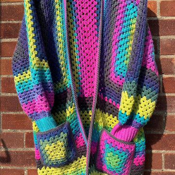 Easy Granny Hexagon Cardigan
