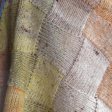 Noro entrelac wrap