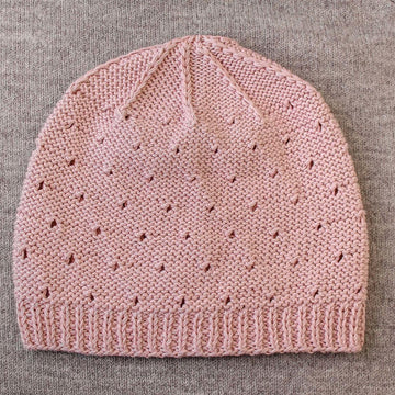 Womens knit summer lace beanie hat