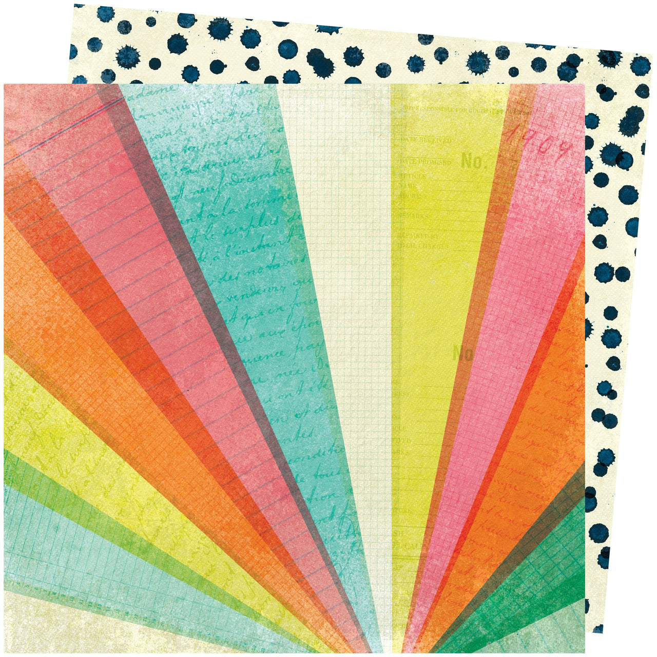 American Crafts Vicki Boutin Let's Wander Double-Sided Cardstock 12"X12" 25/Pkg - Day Tripping