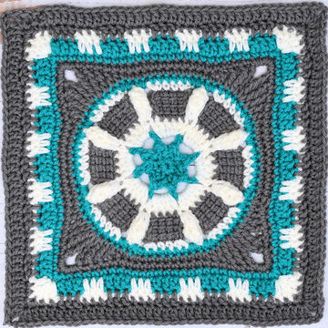 Celestial Landing Afghan Square