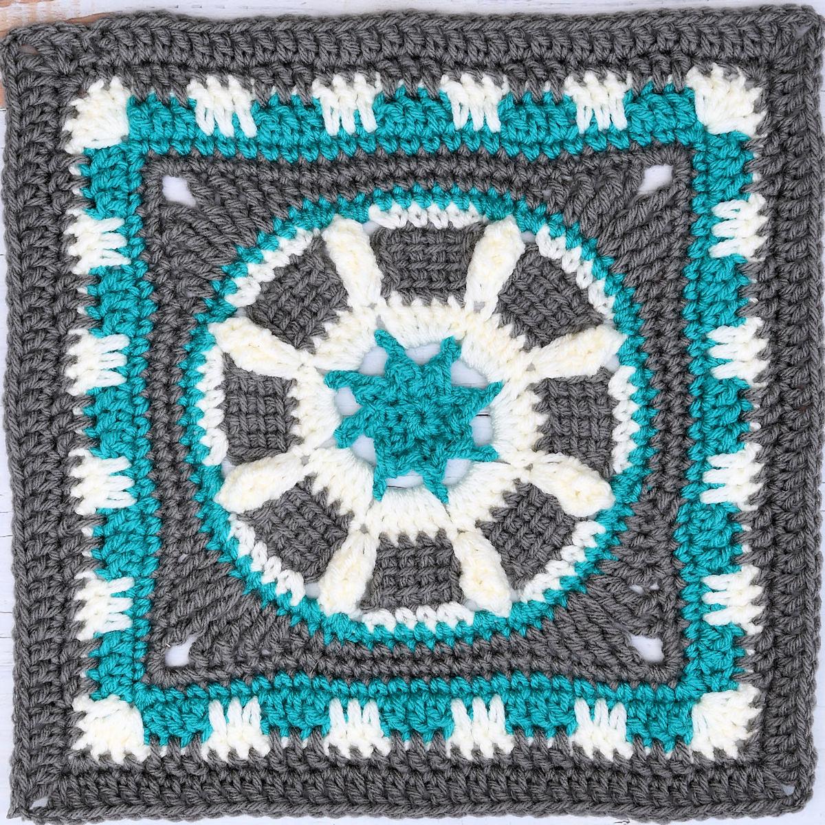 Celestial Landing Afghan Square
