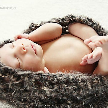 'Deep Earth Baby Bowl' Crochet Cocoon