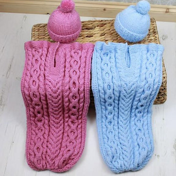 Kniting pattern Cuddle Cable Cocoon  #318