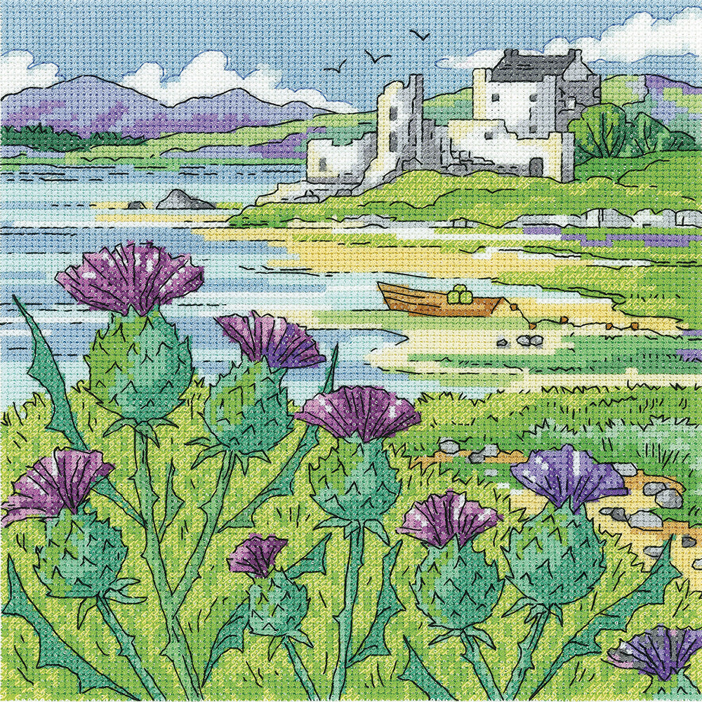 Heritage Thistle Shore Cross Stitch Kit
