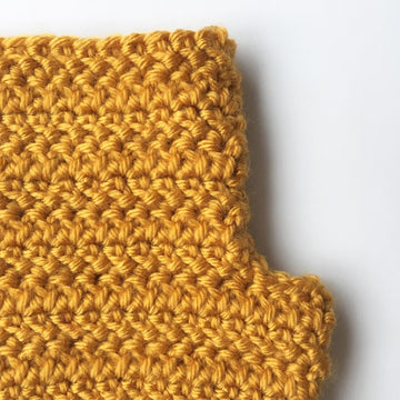 Honeysuckle Herringbone Mittens