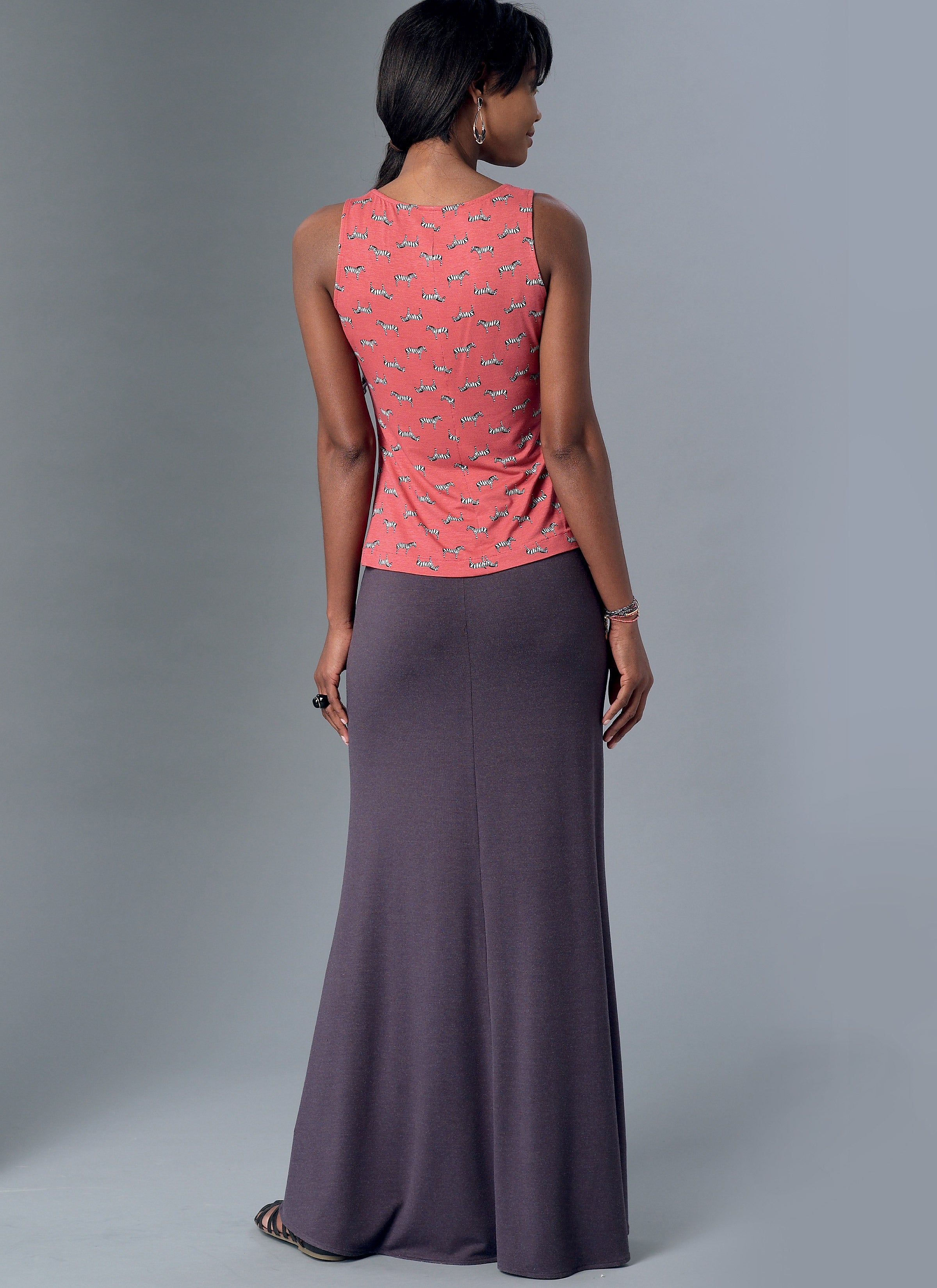 McCall's Misses' Knit Tank Top, Dresses and Skirts M7386 - Sewing Pattern
