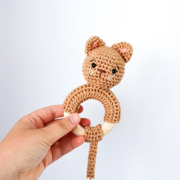 Cuddly kitten rattle / teether
