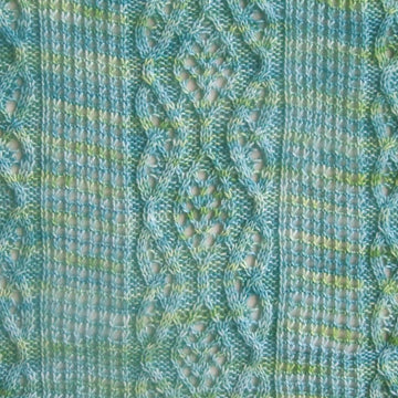 Bellinna Cable Lace Shawl
