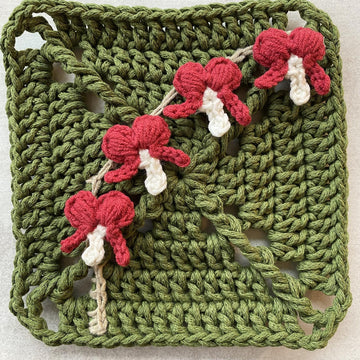 Bleeding Hearts Granny Square