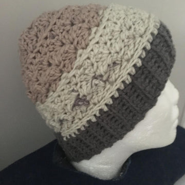 Rugged Slopes Messy Bun and Beanie