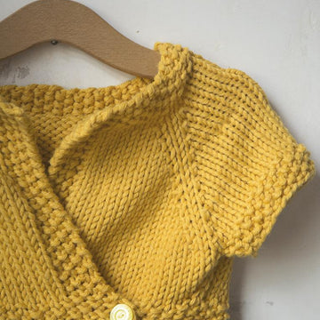 Boxy Vintage Cardigan (and bonus cropped wraparound)