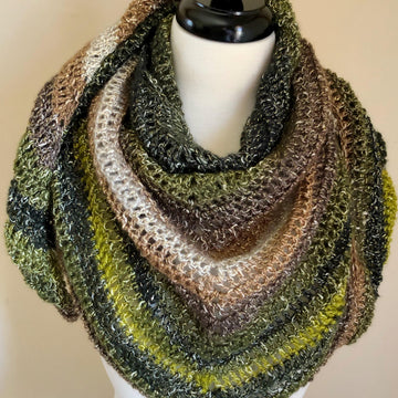 Woodland Faeries Triangle Shawl