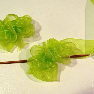 Organdy Gift Bow & Organdy Ribbon Scarf
