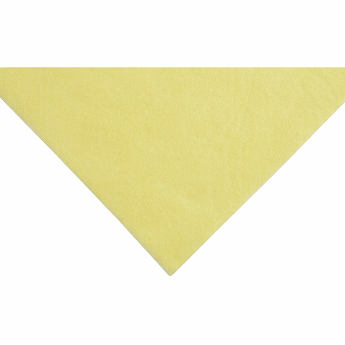 Trimits Acrylic Felt 23 x 30cm 10 Pack - Primrose