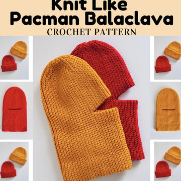 Knit Like Pacman Balaclava-Beanie