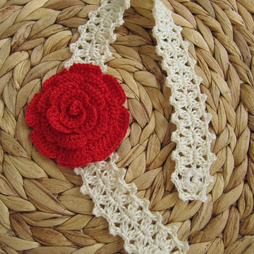 Lovely Rose Flower Headband
