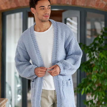 Lana – Longline Cardigan in West Yorkshire Spinners Re:Treat Superchunky- DBP0251 - Downloadable PDF