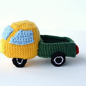 Pickup Truck Crochet Pattern, Pickup Truck Amigurumi,