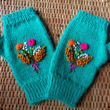 Wildflowers Mittens Gloves
