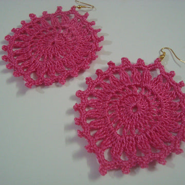 Crochet Oval Dangler Earring Pattern