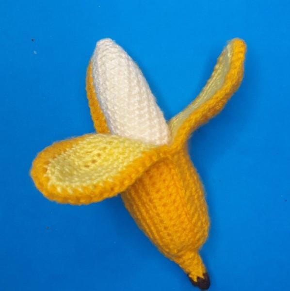 Crochet Banana Amigurumi Pattern: Food Toy (PDF Pattern)