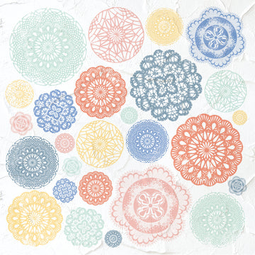 Kaisercraft Crafternoon Double-Sided Cardstock 12"X12" 10/Pkg - Crochet