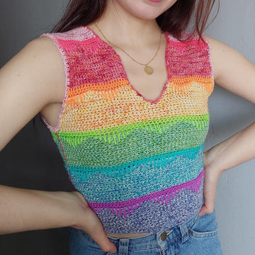 Striped vest