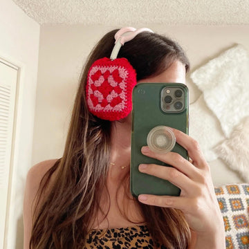 Classic Granny Square Crochet Headphone Covers (Apple AirPods Max)