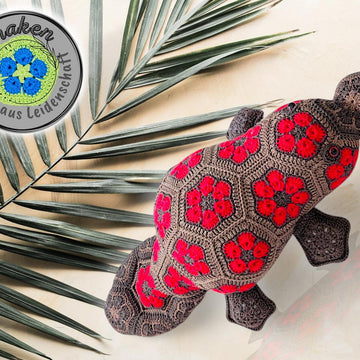 Pit The Platypus with African Flowers