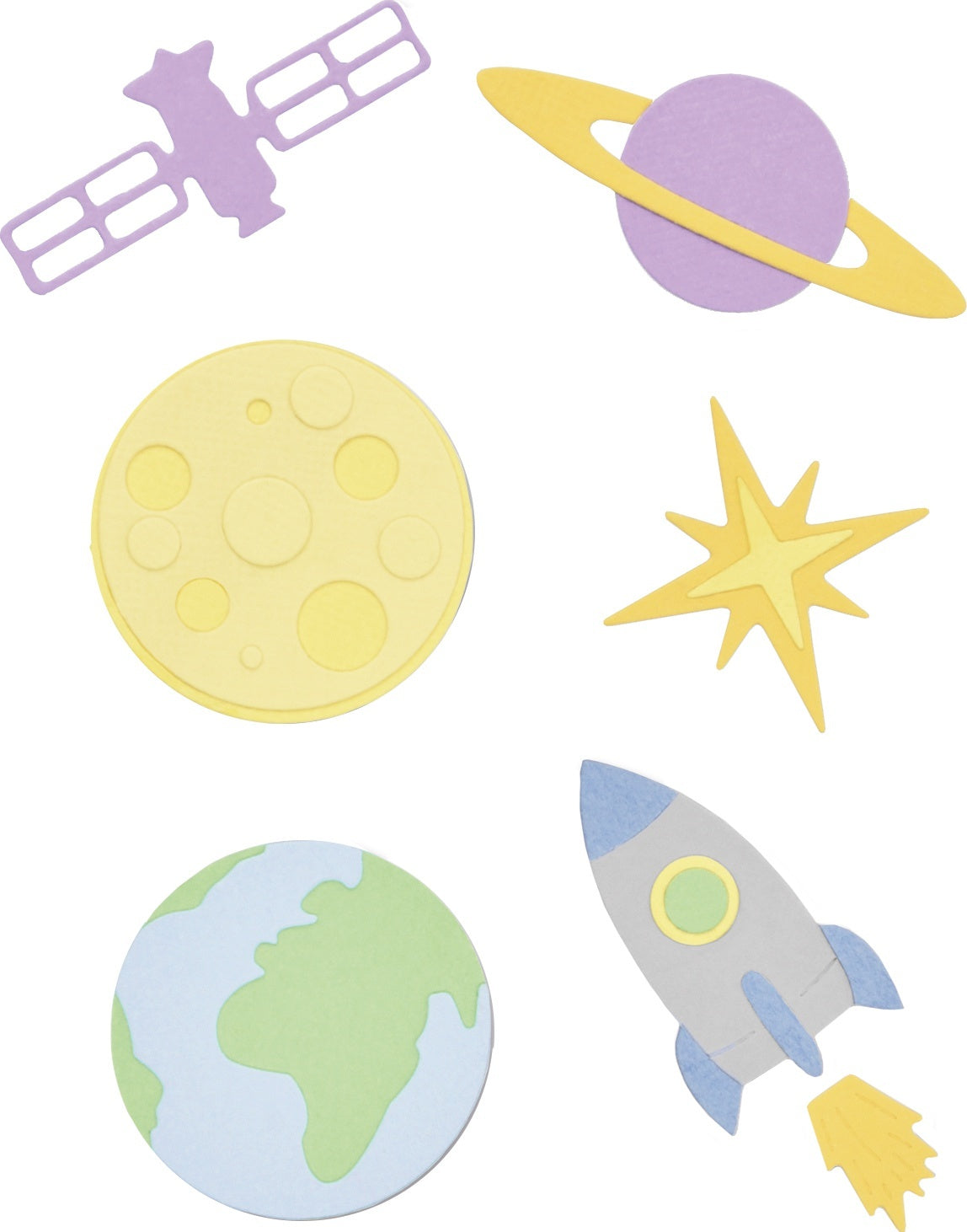 Sizzix Thinlits Dies By Emily Tootle - Space