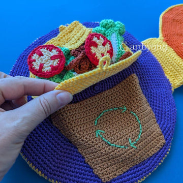Fun foods quiet book pattern