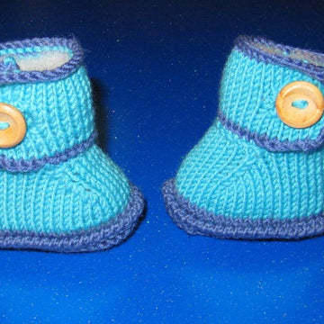 Baby One Button Bumper Booties