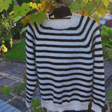 Stripe Vines Sweater