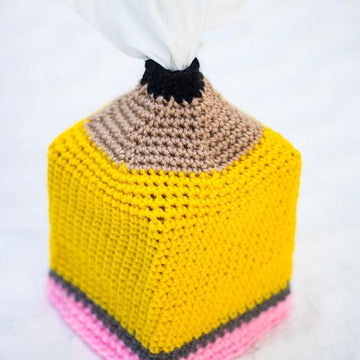 Pencil Tissue Box Cover