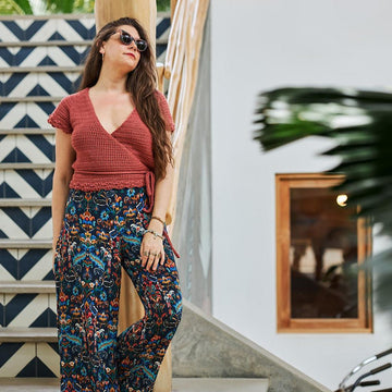 Lotus Wrap Top