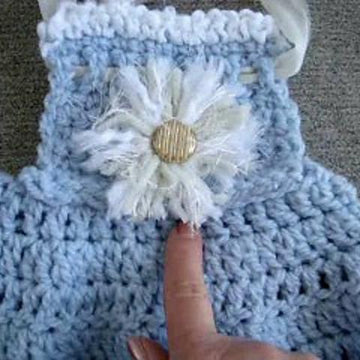 CROCHET Bibbed Sundress, any size