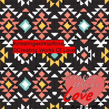 Aztec Tribal Stitch Graph