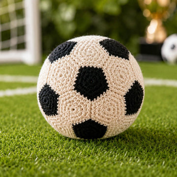Crochet Soccer Ball Amigurumi Pattern – Digital PDF + Video Tutorial