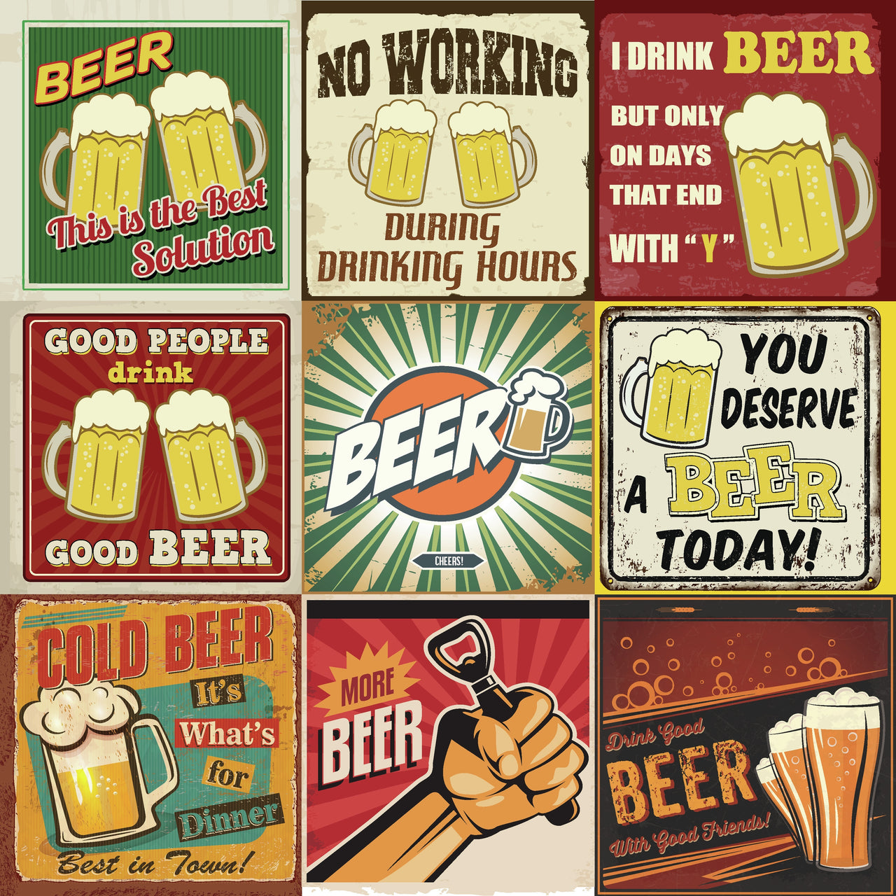 Reminisce Happy Hour Double-Sided Cardstock 12"X12" 25/Pkg - More Beer 2