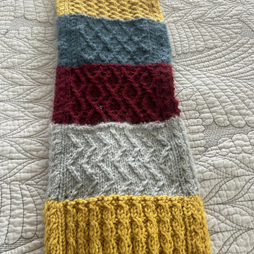 Autumn Cable Scarf