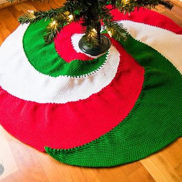 Spiral Christmas Tree Skirt