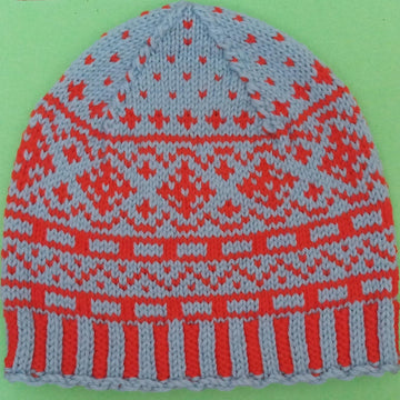 Two Color Fair Isle Hat