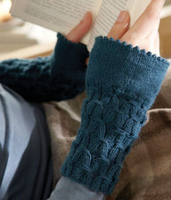 Secchia Wrist Warmers in Regia Silk 4 Ply - R0090 - Downloadable PDF