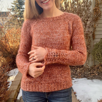 Cocoa Floret Raglan