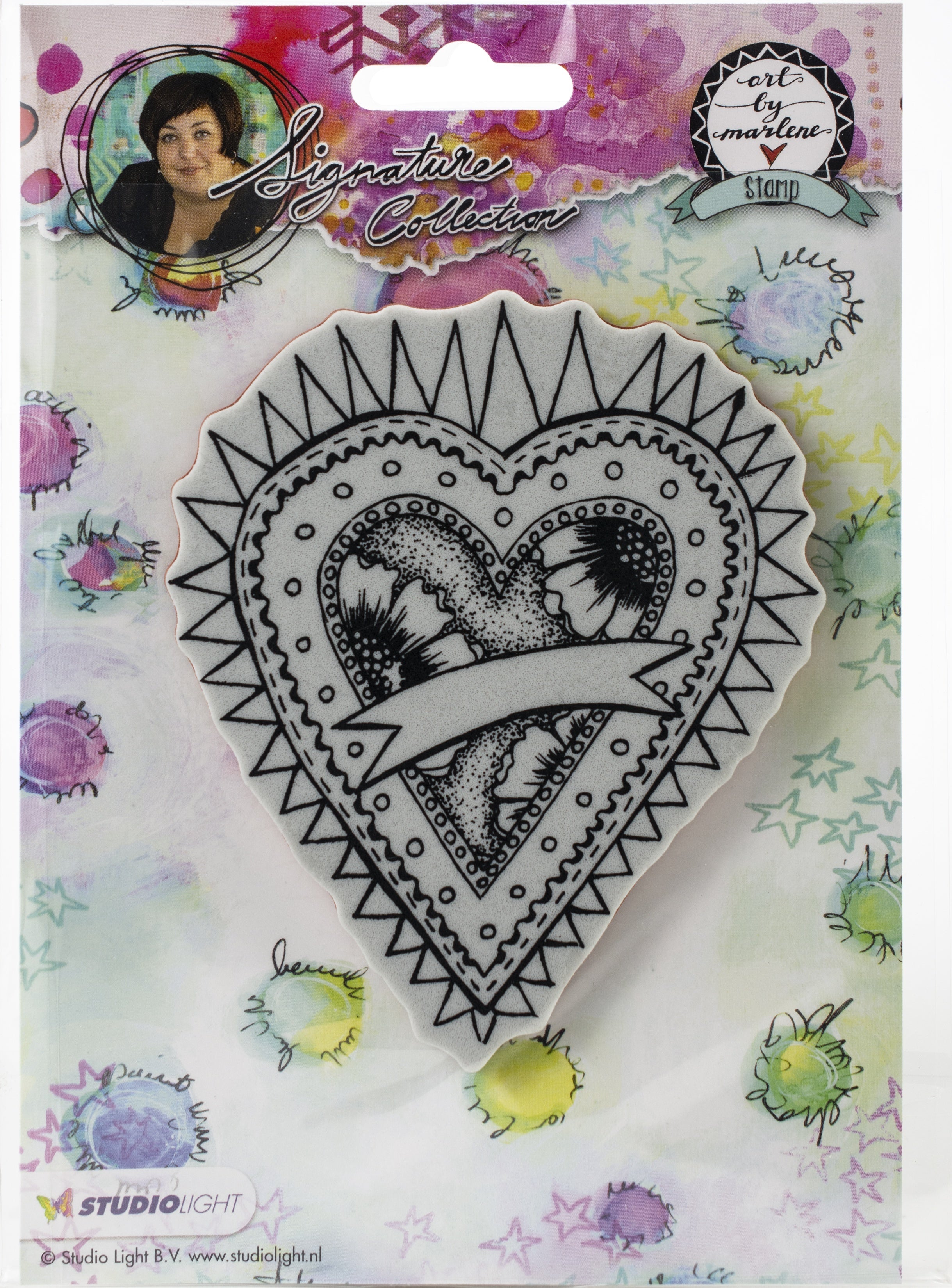 Studio Light Art By Marlene 2.0 Hearts Cling Stamp - 554045