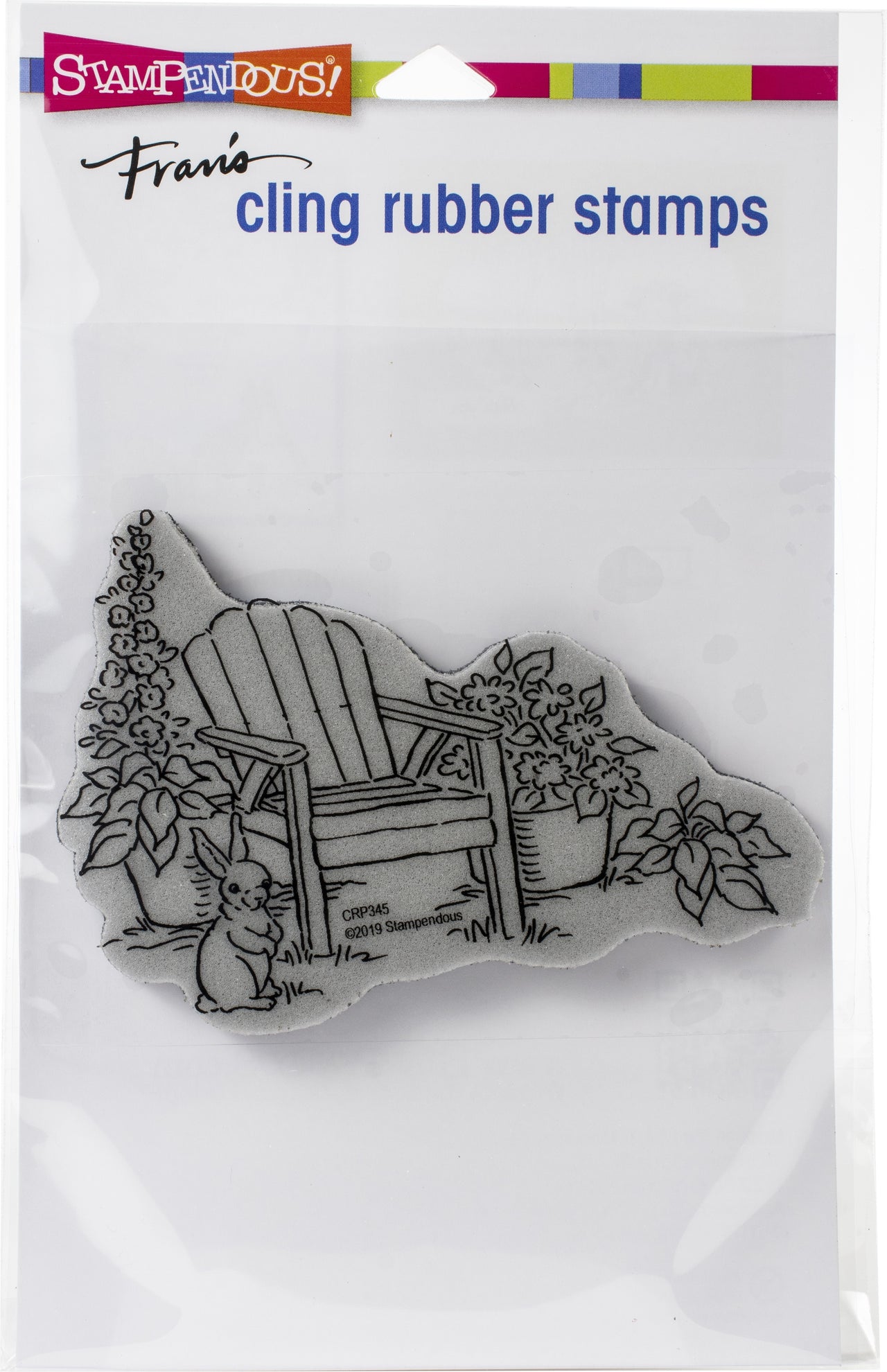 Stampendous Cling Stamp - Bunny Chair